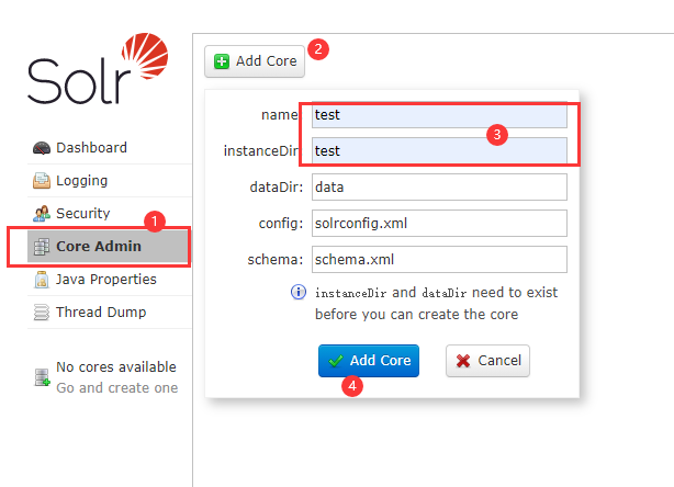 solr-add-core